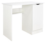 bílý psací stůl se skříňkou - roma