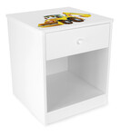 noční stolek  - žlutý bagr  - do dětského pokoje