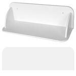 bílá nástěnná police - vlastní design