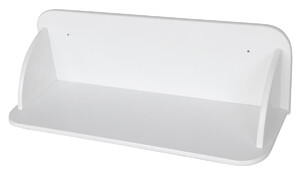 dřevěná nástěnná police - bílý