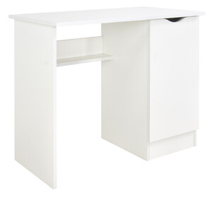 bílý psací stůl se skříňkou - roma