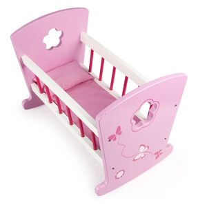 dřevěná kolébka pro panenky