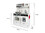 drewniana elektroniczna kuchnia white modern